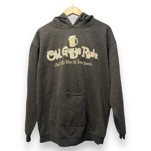 Old Guys‎ Rule Hoodie Beer Lover Hoodie Beer Pocket Size M Humor